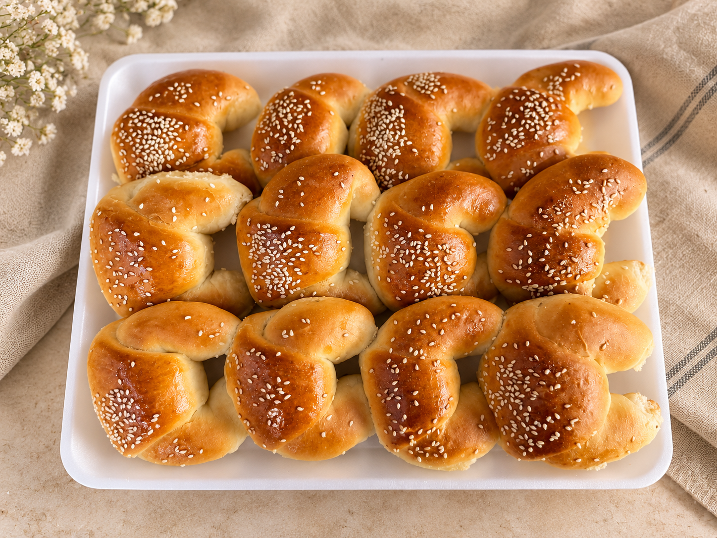 Мини кифлички с шоколад